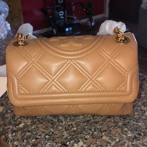 Tory Burch small soft Fleming bag